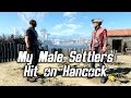 Fallout 4  my male settlers hit on hancock too