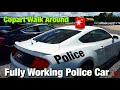 MUSTANG GT POLICE CAR FULLY WORKING, Classic El Camino, Copart Walk Around