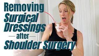 How to Remove Shoulder Lipoma Surgery Dressings