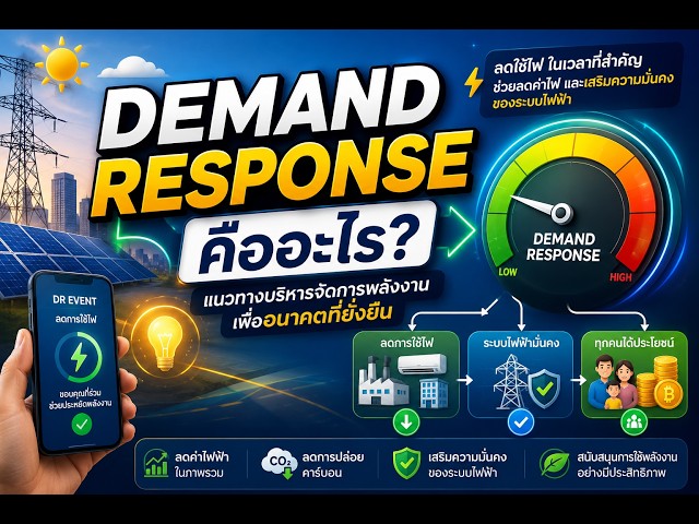 Demand response คืออะไร - ZERO Energy