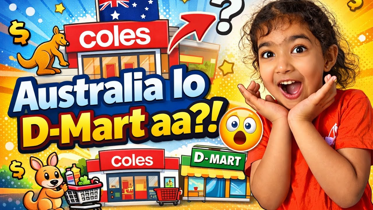 Is Coles Australia’s D-Mart? 🤔 | Supermarket Shopping in Australia#teluguvlogs #australiadiaries#fy 