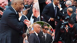 Caught on Tape: Denzel Washington SNAPS at Cannes Festival Photographers!