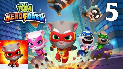 Talking Tom Hero Dash Gameplay Walkthrough Part 5- 2023 (iOS/Android Games)