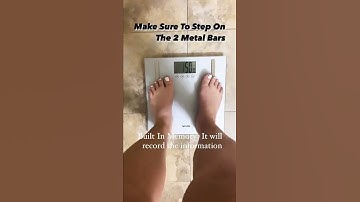 Scale For Body Weight, Body Fat, Body Water & BMI ⚖️ #shorts