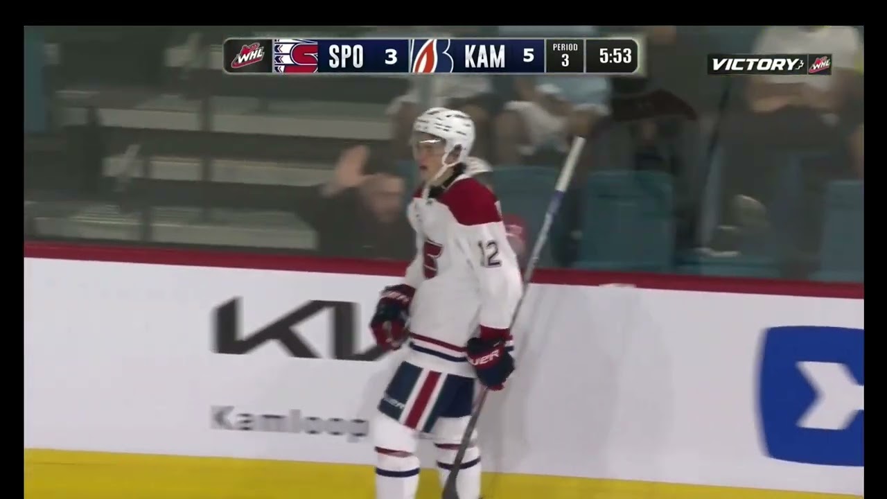 Gavin Burcar 1st WHL Goal