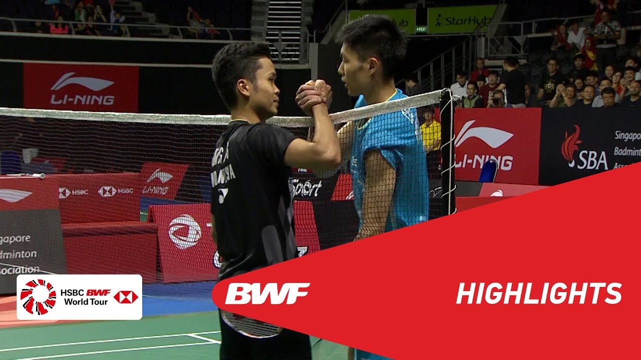 Singapore Open 2019  Semifinals MS Highlights  BWF 2019  YouTube