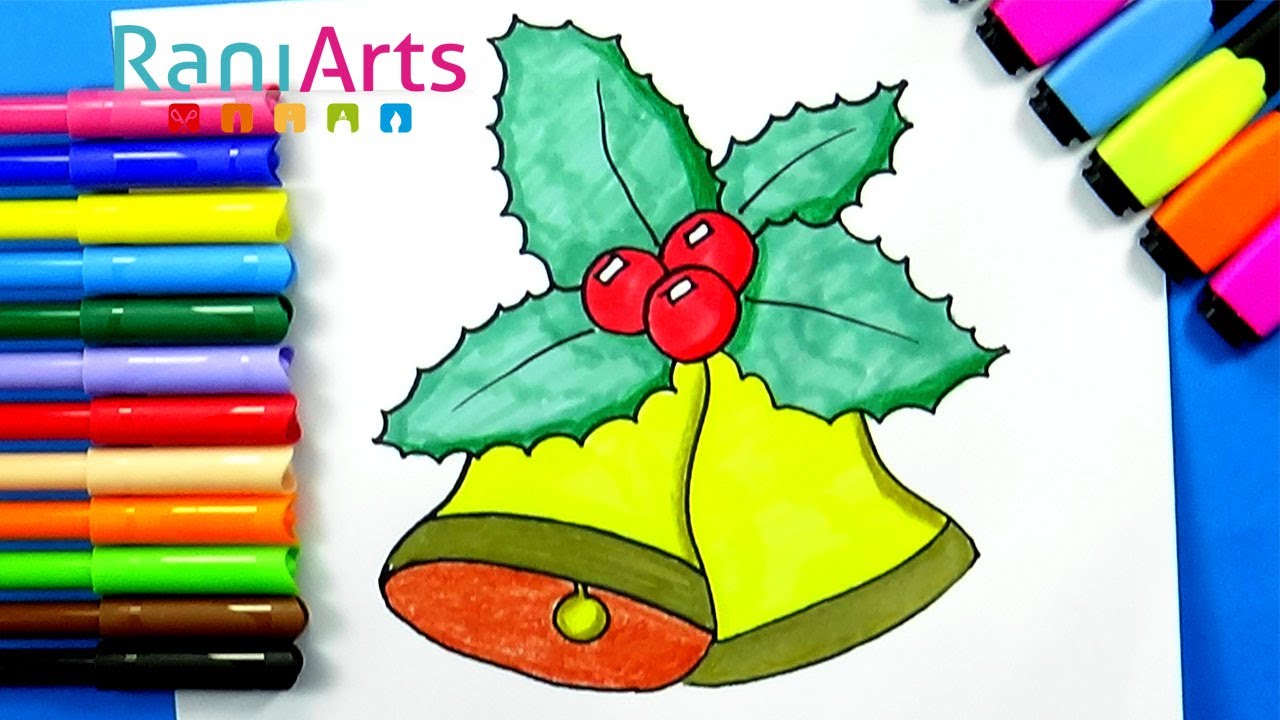 Cómo dibujar CAMPANAS NAVIDEÑAS - Dibujos de Navidad - thptnganamst.edu.vn