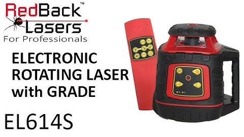 RedBack Lasers EL614S Rotating Laser with Grade