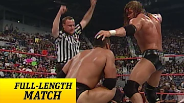 FULL-LENGTH MATCH - Raw - Triple H vs. The Rock - WWE Championship Match