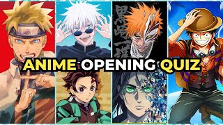 POPULAR ANIME QUIZ🔊 GUESS 100 OPENINGS🌟👑 