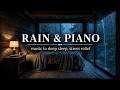 Peaceful Rain Piano for Deep Sleep, Stress Relief & Calm Dreams
