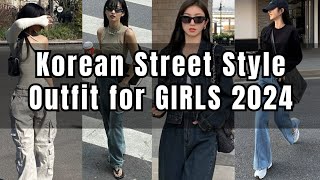 Korean street style outfits for GIRLS 2024