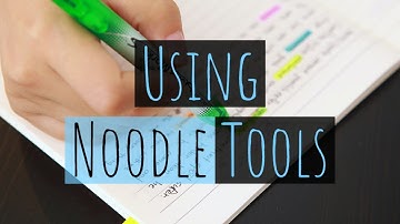 Using NoodleTools: updated 9-2021