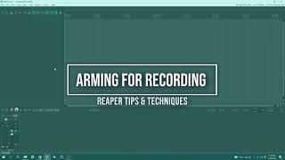 How do I record with my microphone in Reaper