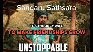 lyrics unstoppable sandaru sathsara