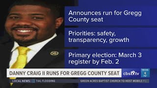 Danny Craig II announces candidacy for father’s seat on Gregg County Commissioners Court Profile