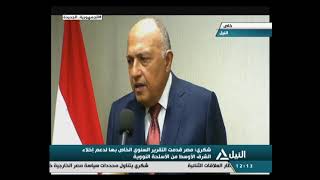 وزير الخارجية للنيل للأخبار: مصر قدمت التقرير السنوي لدعم إخلاء الشرق الأوسط من الأسلحة النووية
