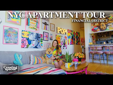 Video: Farverig og lysfyldt lejlighed på Manhattan af Axis Mundi Design