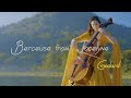      cellist heeyoung lim  godard  berceuse from jocelyne  bali tamblingan lake