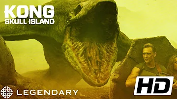 Kong skull island (2017) FULL HD 1080p - skull crawler attack Legendary movie clips