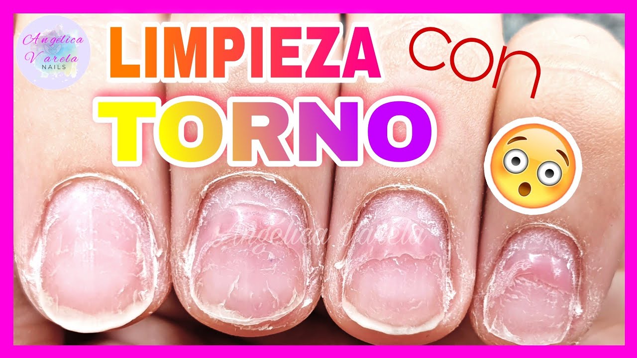 🔴LIMPIEZA de mis CUTÍCULAS con TORNO-DRILL para UÑAS ACRÍLICAS 💗 