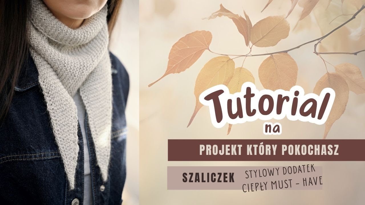 Najłatwiejszy szalik na drutach! 🧶 TUTORIAL krok po kroku | AgaGagat