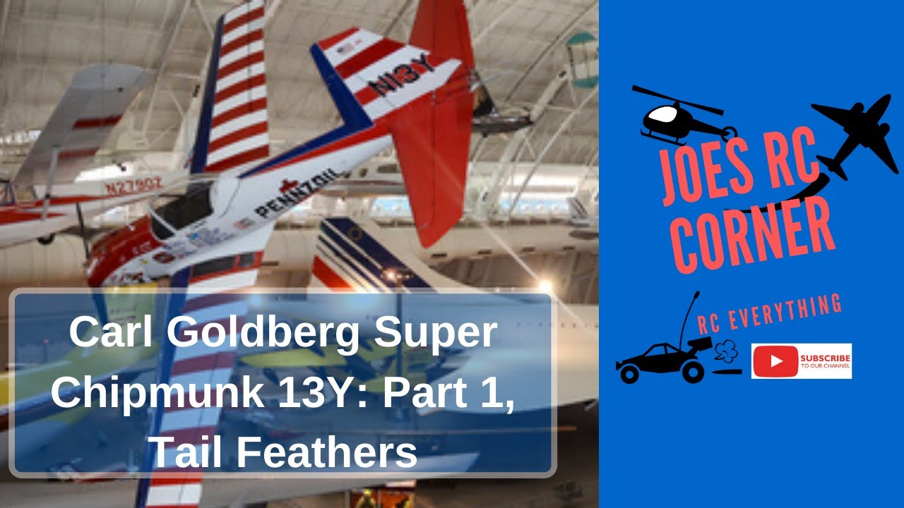 Carl Goldberg Super Chipmunk Build: Part 1 Tail feathers - YouTube