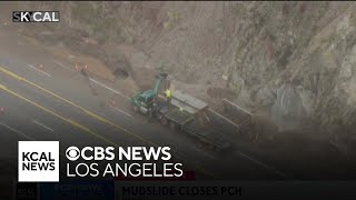 Portion of PCH in Malibu closed due to mudslide