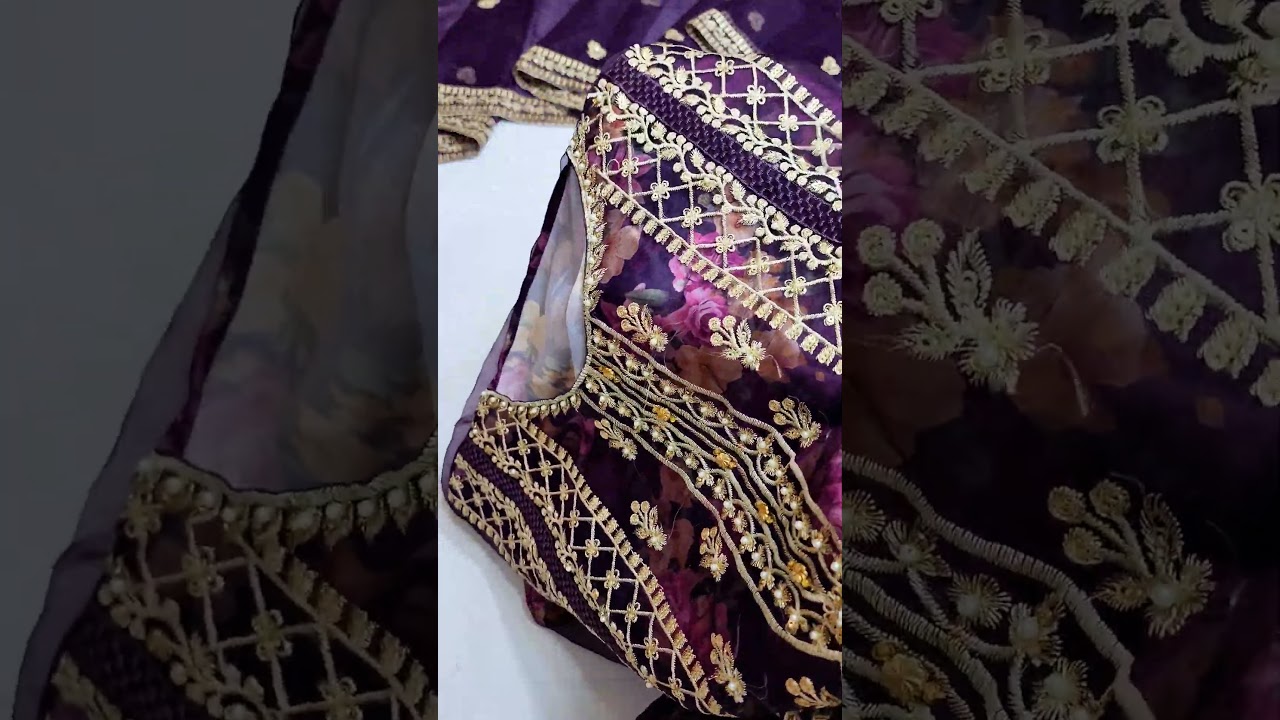 Bint-e-Noor Luxury Organza Embroidered Unstitched SERAPHINA