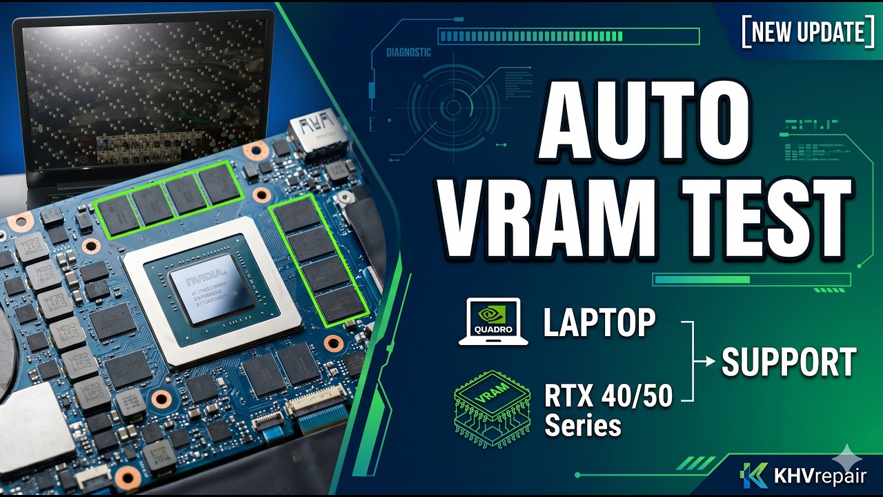 [MỚI] Phần Mềm Test VRAM GPU Laptop: Tự Động 100% & Hỗ Trợ Card QUADRO ...