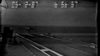 An accident causing a pilot to eject himself