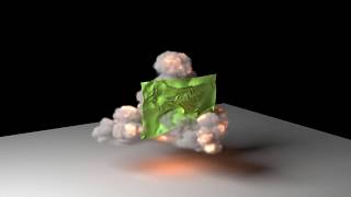 Tyflow Phoenix FD Explosion Tear