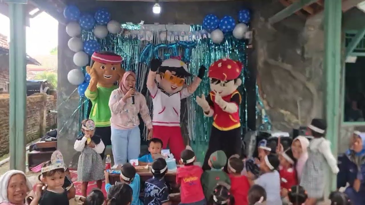 BADUT BOBOIBOY IKUT RAYAIN ULANG TAHUN~LAGU SELAMAT ULANG TAHUN REMIX