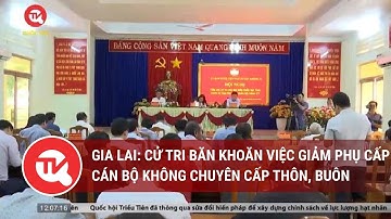 Gia Lai: Cử tri băn khoăn việc giảm phụ cấp cán bộ không chuyên cấp thôn, buôn
