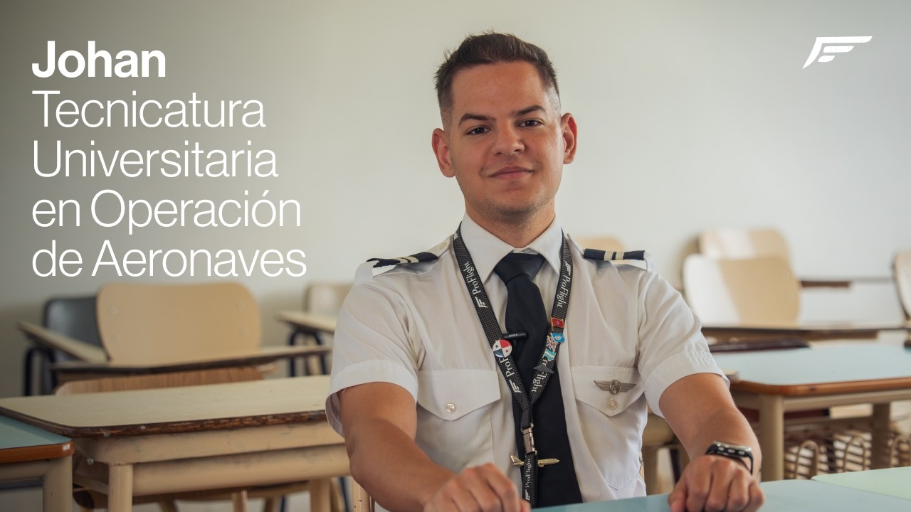 Testimonio en video de Johan, alumno de ProFlight