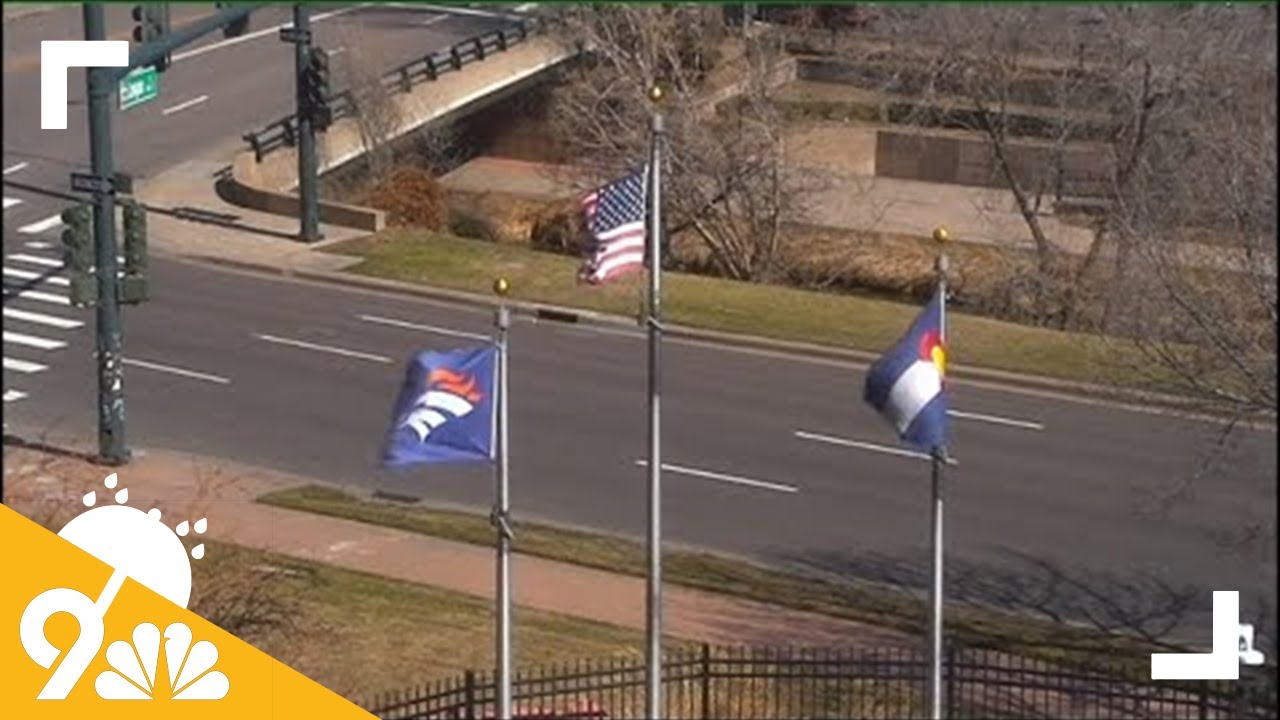 Gusty winds in Denver
