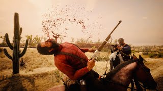 Red Dead Redemption 2: Psycho Brutal Kills - Physics Animations Compilation Vol.22