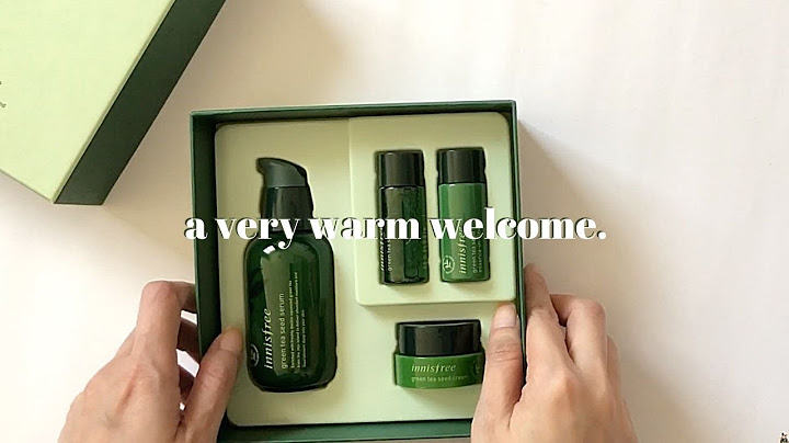 Innisfree green tea set ม อะไร บ าง