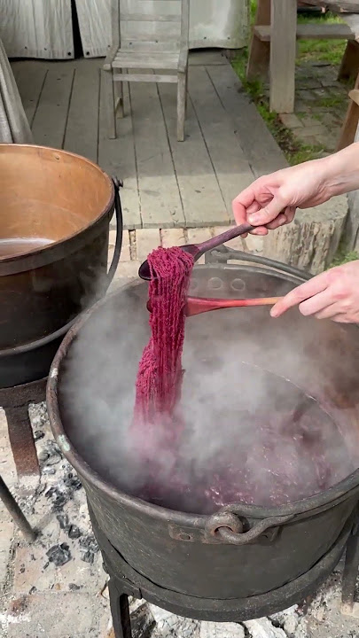 One Way Wool was Dyed in the 18th Century #shorts