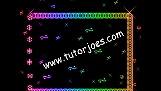 How to Create Gradient Frame Design In PhotoShop CS3 In Tamil