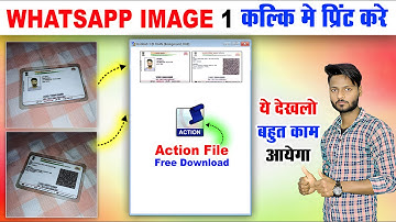 1 click whatsapp image print Action file | Photoshop Action | Action file free download