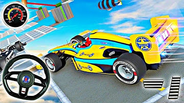 Mega Ramp Car Stunts Racing Impossible Tracks 3D #18 - Android Gameplay