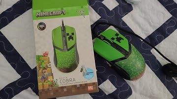 LIVE UNBOXING: RAZER #MINECRAFT MOUSE #GAMING #STREAMER #VIDEOGAMES