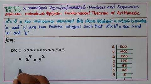 Tamilnadu Samacheer Class 10 Maths Lesson 2 Example 2.10 Page No. 46