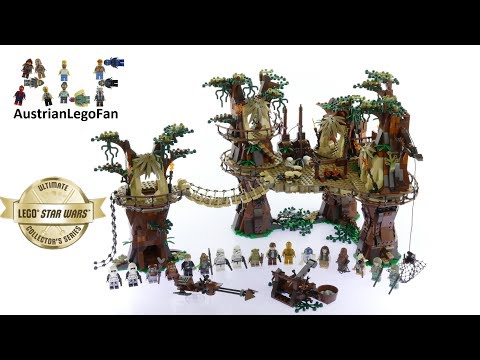 Lego Wars 10236 Ewok Village - Lego Build YouTube