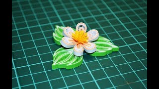 картинка: Квиллинг мастер класс летний цветочек / Quilling tutorilal summer flower