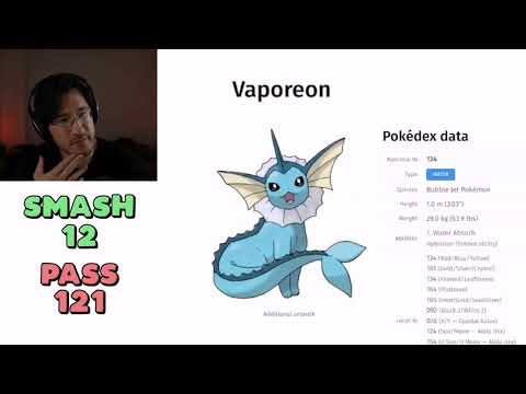 no pass, only smash, Markiplier's Smash or Pass Pokémon Video