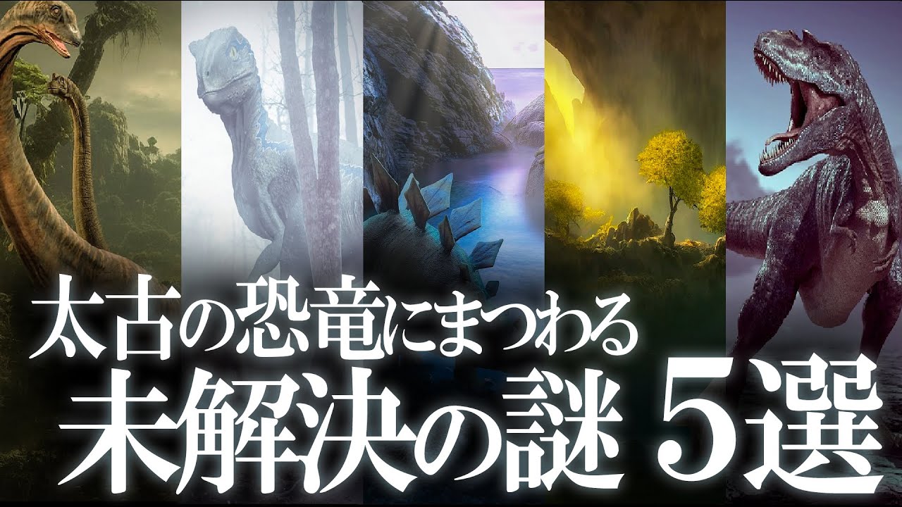 未だ解明されていないミステリー!恐竜にまつわる5つの謎!