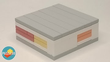 lego puzzle box (no technic) - easy to build - full tutorial