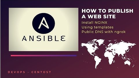 How to install nginx with Ansible | How to publish a web site with a playbook and nginx | ngrok